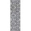 Tapis géométrique gris foncé / ivoire Oceola-1618047415