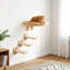 Lit mural pour chat avec 3 marches