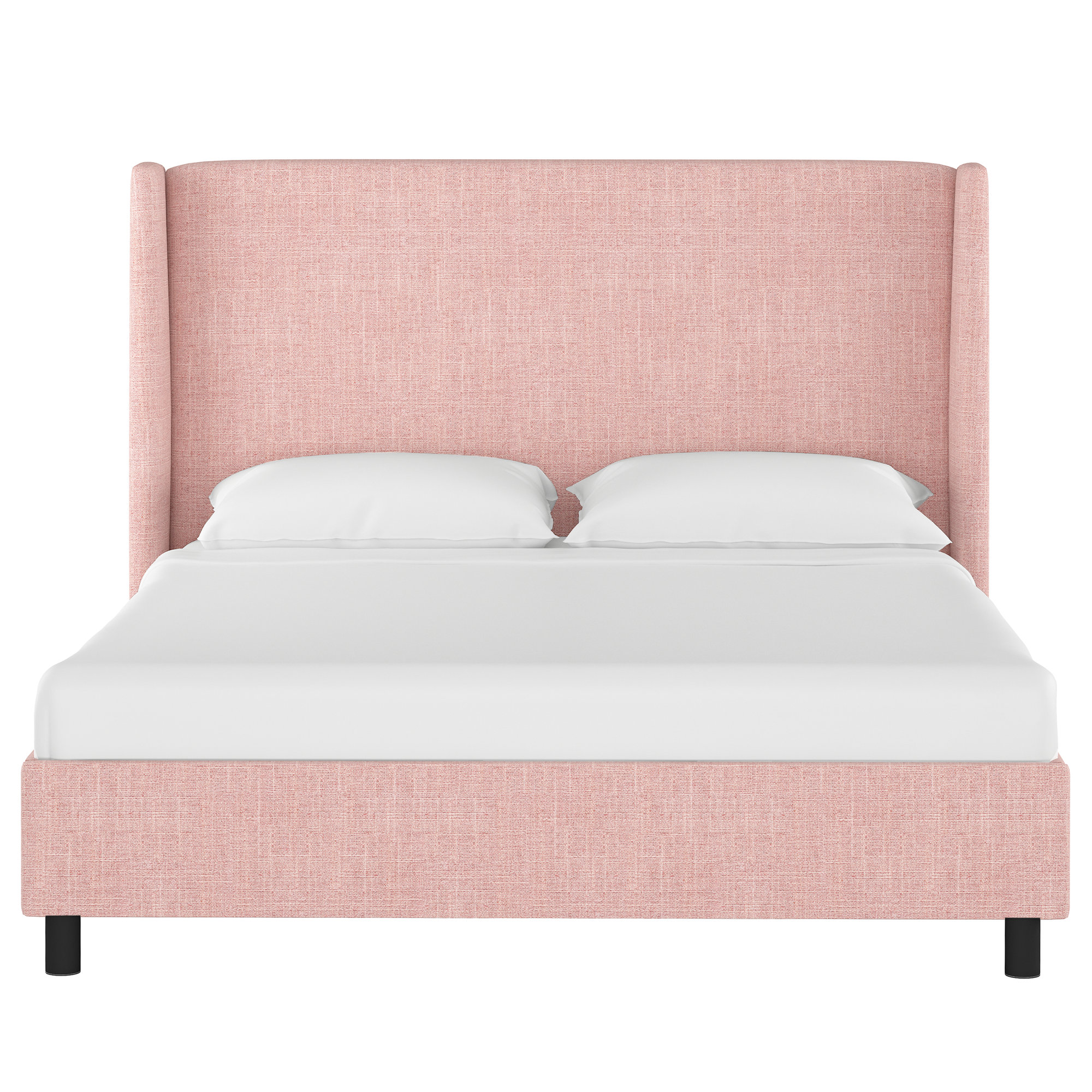 Tilly Upholstered Low Profile Platform Bed, Zuma Rosequartz, Full