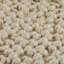 Tapis en laine crocheté à la main ivoire Amaty-536353761