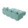 U-Shaped Sleeper Sectional Reversible Modular Sectional Sofa
