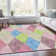 Premium Machine Washable Prisco Pink Rug