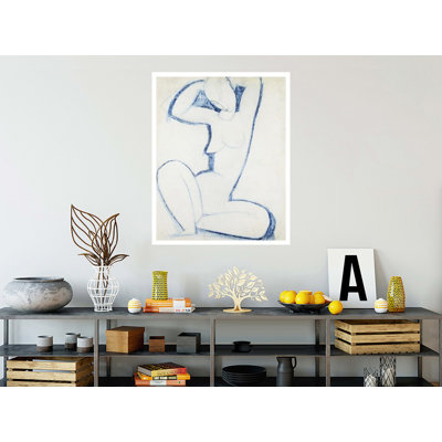 «Blue Caryatid II» par Amedeo Modigliani - estampe numérique