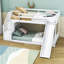 Lit superposé simple en bois avec tablettes Eva-Jane par Harriet Bee-793138954