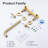 2 Handle Wall Roman Tub Faucet-87290730