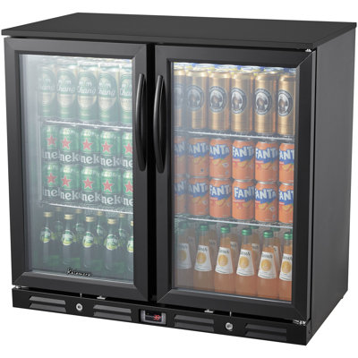Kalamera two-door 7.3cu.ft back bar undercounter commercial beverage cooler on Fridge.com