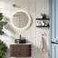 Ensemble de meuble-lavabo et lavabo Modern, en céramique et en pierre durables, conception peu encombrante