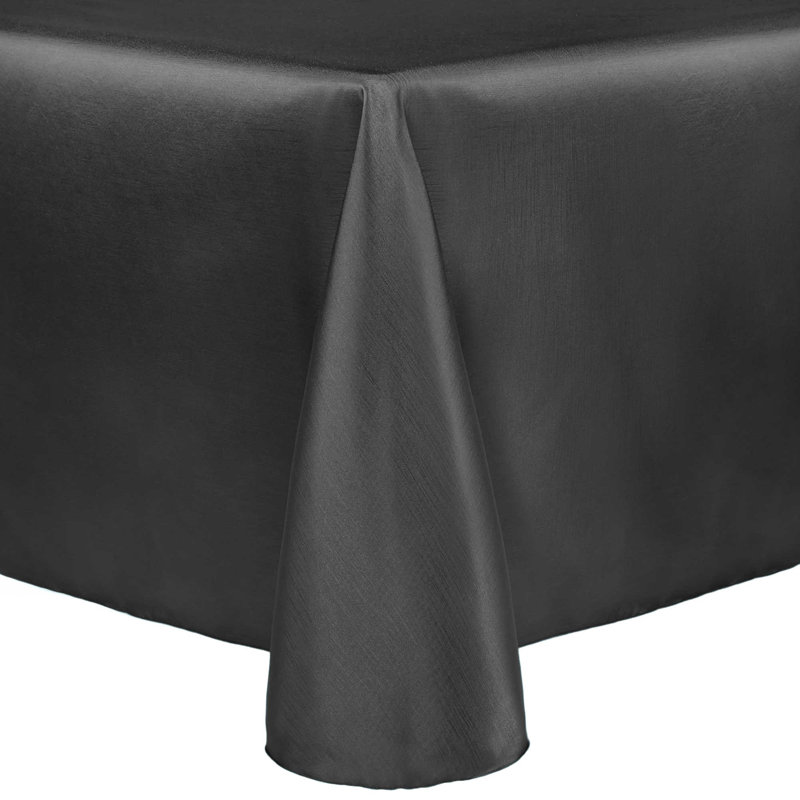 Nappe de couleur unie carrée, 120 po x 120 po, Anthracite, Paquet de 5