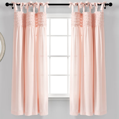 Paire de rideaux semi-transparents avec passants Lydia