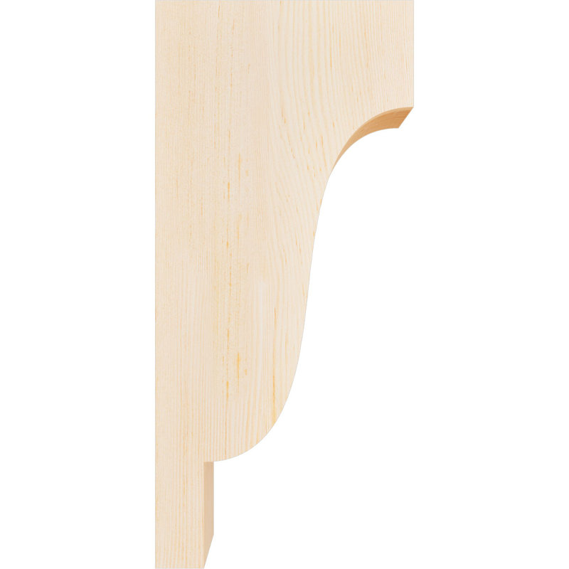 Newport Corbel, H 22 po x l 3,5 po x P 10 po, Sapin de Douglas, Lisse