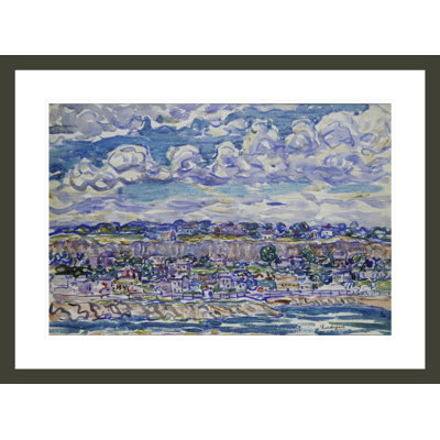 «St. Malo» par Maurice Brasil Prendergast, impression giclée sur cadre