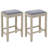 Upholstered Counter Stool with Solid Wood Frame-892540447-892540418