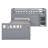 L-Shaped  Space-Saving Twin Loft And  Twin  Platform Bed With 7 Drawers And Full Guardrails(GRAY)