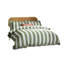 Cotton Blend Striped Duvet Cover Set