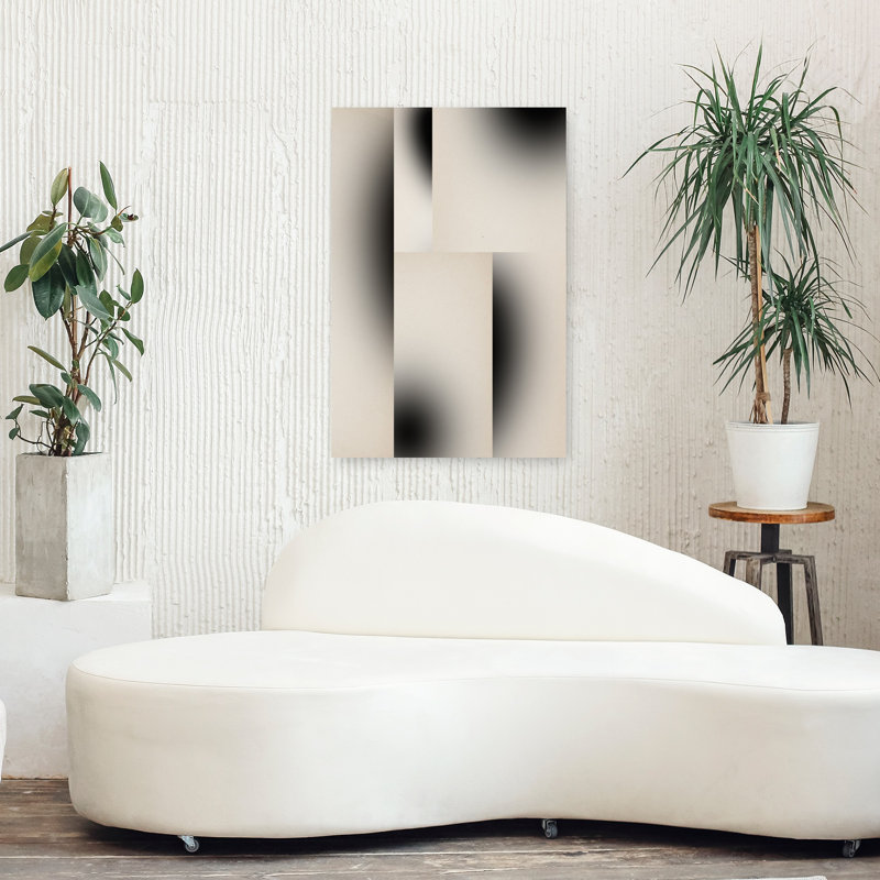 «Dianajahns Fades», art mural contemporain abstrait, H 36 po x l 24 po