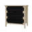 Storage Cabinet, Adjustable Shelves, 3 Drawer Buffet Sideboard With, With Hand-Woven Rope Decorated Drawers
