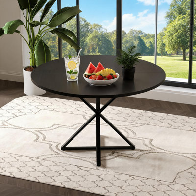 Dining Table with Iron Base