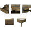 Queen Bed With Attractive Live-edge Headboard And Built-in Nightstand Units Platform Curved Nightstands