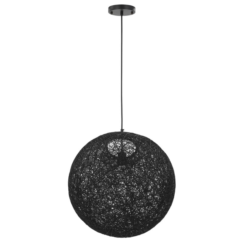 Abba 1 - Light Black Sphere Pendant, Brown, 55 cm H x 55 cm W x 55 cm D
