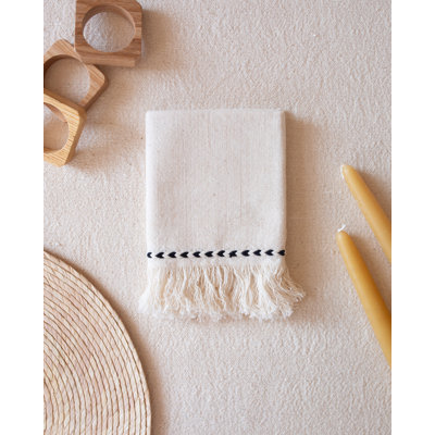 Black Braid Detail Napkin