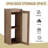 12" Bathroom Side Cabinet,Soft Close Doors,Float Mounting Design,(KD-Packing)