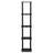 Delyth 57.7" H x 11.6" W Plastic Etagere Bookcase-1947584344