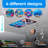 Fluorescent Light Covers For Ceiling Lights - Magnetic Classroom Light Filters - Ocean