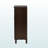 Ivy Brown Finish 1-Drawer & 3-Shelf Shoe Cabinet With Two Doors, 34.95" H X 23.16" W X 12.61" D