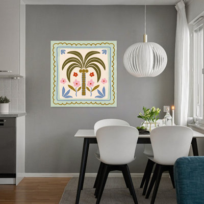 Impression sur toile de palmier tropical
