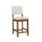 Upholstered Counter Stool with Solid Wood Frame-52517047-52517034