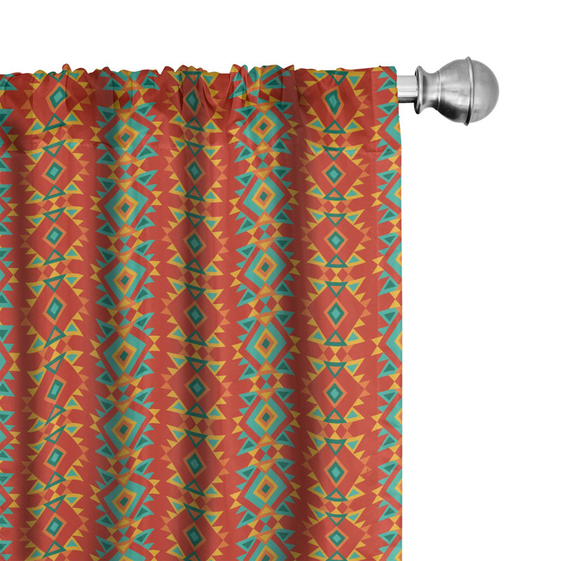 Panneaux de rideaux semi-transparents avec passe-tringle, 28 po x 63 po