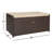 Barton 40 " W 60 Gallons Water Resistant Wicker Deck Box in Brown