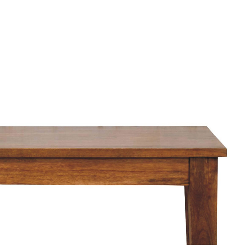 Solid Wood Classic Golden Teak Solid Wood Dining Table, 30" H x 71" W x 35" D