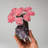 Medium Genuine Rose Quartz Clustered Gemstone Tree on Amethyst Matrix (The Love Tree)