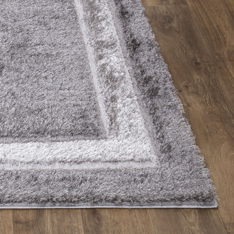 Batotana Solid Colour Shag Area Rug, Rectangle 120 x 170cm