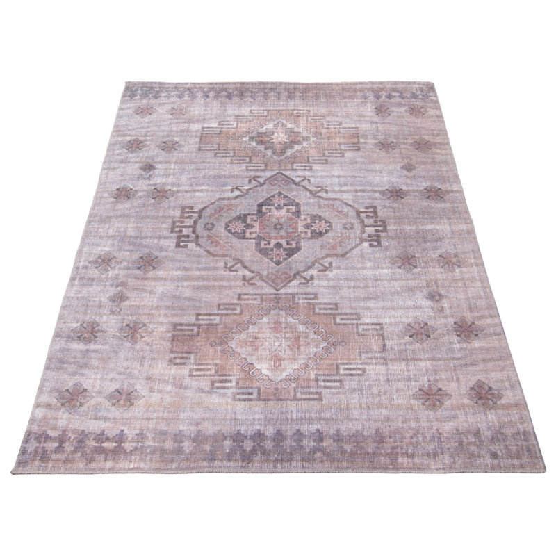 Tapis oriental à tissage plat Jaiceon, Rectangle 7 pi 8 po x 10 pi