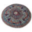 High-Quality Hand-Knotted Red And Navy Area Rug