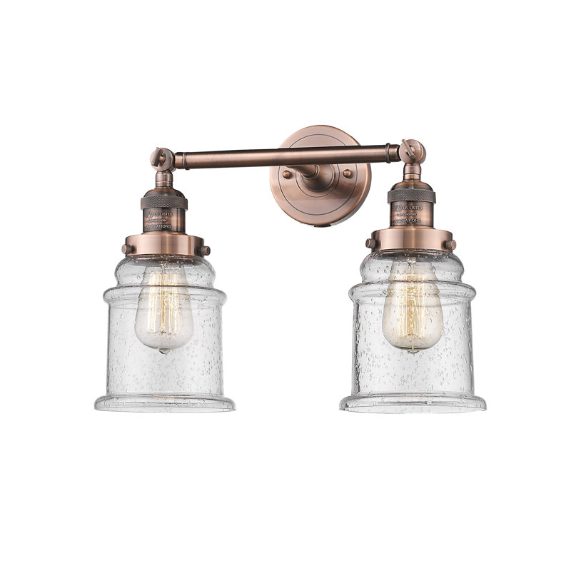 Galaviz 2 - Light Dimmable Vanity Light, Antique Copper