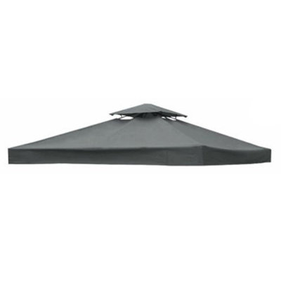 Housse de protection pour tente de parasol d'extérieur 10 pi x 10 pi à 2 niveaux