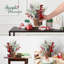 Petit arbre de Noël avec ornements de Noël, pomme de pin, arbre de Noël artificiel de table pour les décorations de Noël-124283060-124283063
