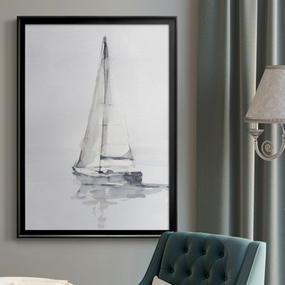 «Misty Harbor I», reproduction d'art sur toile