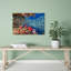 Underwater Fish Swirl Vibrant Fish Nature Ocean Wall Art Print 1 Piece Wrapped Canvas Wall Art-1062562493