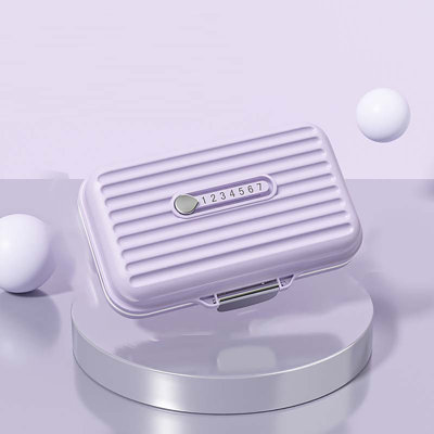 Plastic storage box Portable Medication Box Small  Dispenser Three Meals Day Mini Medication Reminder Box Days Week