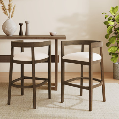 Gurseese Rubberwood Counter Stool