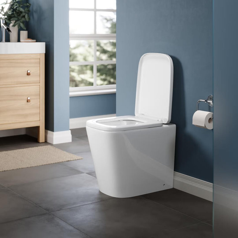 Belfry Bathroom Lantz 1.59L LPF Elongated Back To Wall Toilets (Seat Not Included)