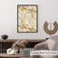 «Abstract Golden Geode VII», reproduction d'art moderne sans cadre-2079109685