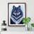Walnut Framed Paper