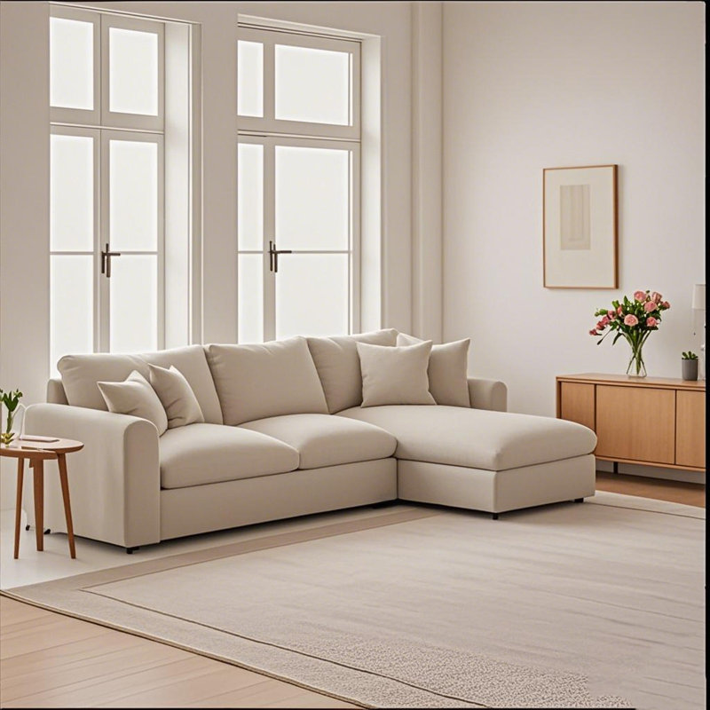 Cloud Sofa Sectional Sofa Couch Modular Sofa Upholstered Sleeper Sofa Bed For Living Room Office Apartment, Beige