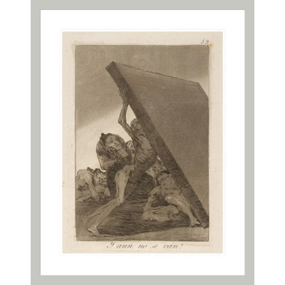 Y aun no se van! (Et ils n'y vont pas!) Par Francisco de Goya - Impression sur toile