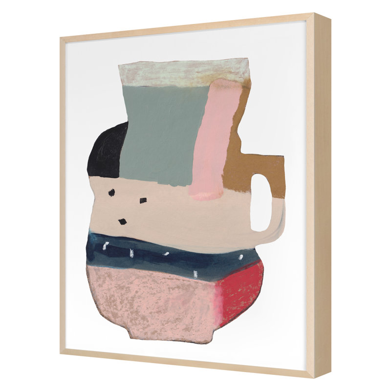 «Vessel 1» par Katie Straus - impression d'un seul cadre, Cadre érable, H 27 po x l 20 po x P 2 po